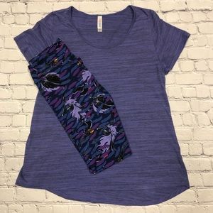 LulaRoe XL Classic T and OS leggings